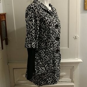 Joseph Ribkoff black/white knit jacket Sz 6